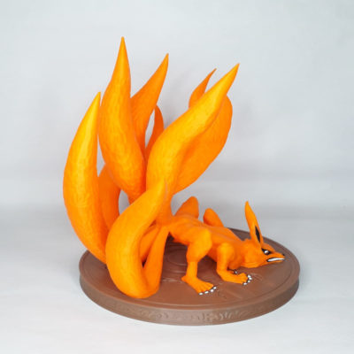 Raposa de nove caudas (Kyuubi) – Escultura decorativa Naruto Shippuden