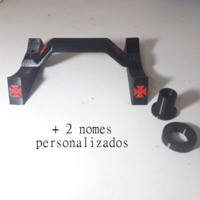 Kit para Caixa de som Barril Ref.076: 1 Alça + 2 Pés + 1 Aeroduto + 2 Nomes